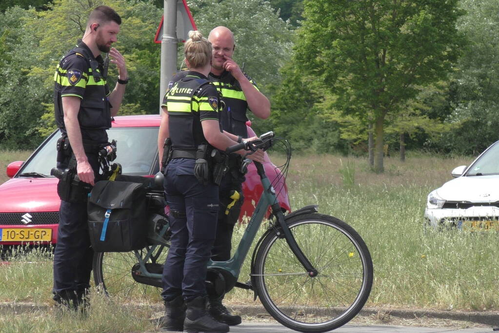 Fietser gewond bij botsing