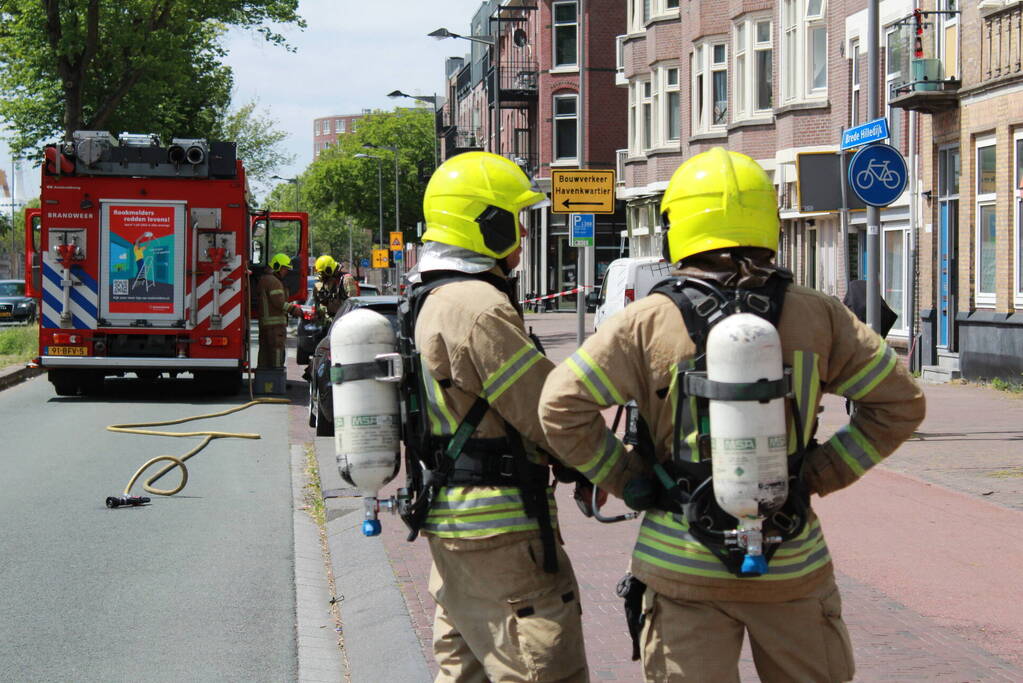 Werkzaamheden verstoord door gaslekkage