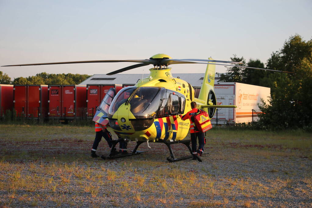 Traumahelikopter ingezet bij hotel