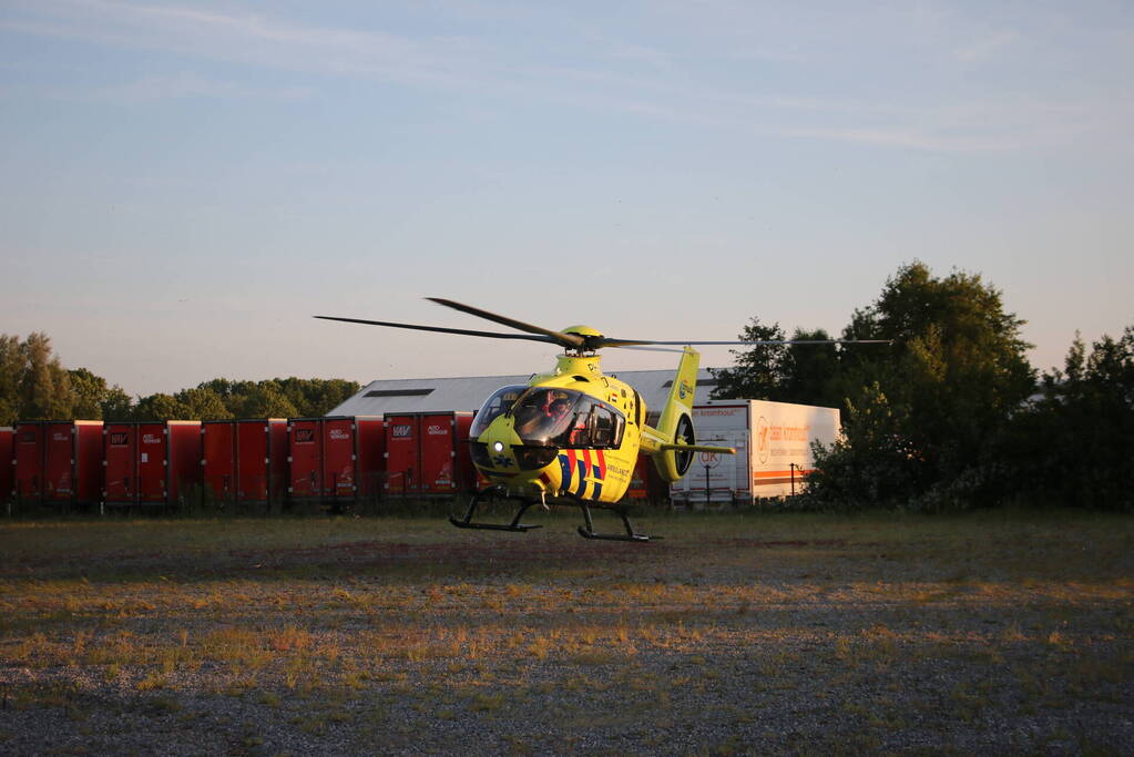 Traumahelikopter ingezet bij hotel