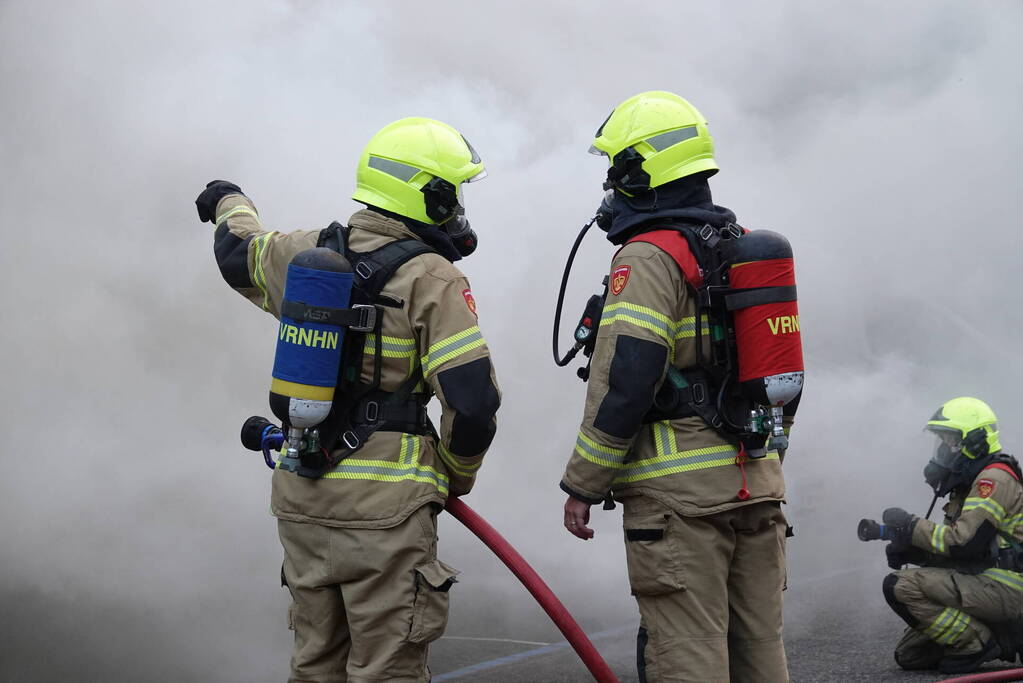 Openbaar toilet in brand gevlogen