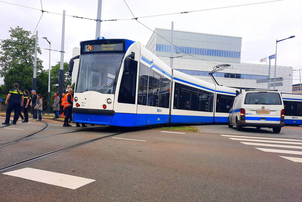 Tramverkeer ontregeld na ongeval