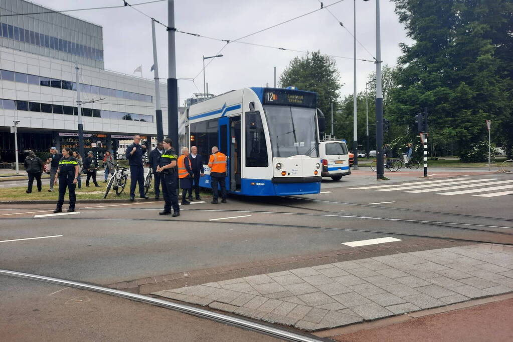 Tramverkeer ontregeld na ongeval