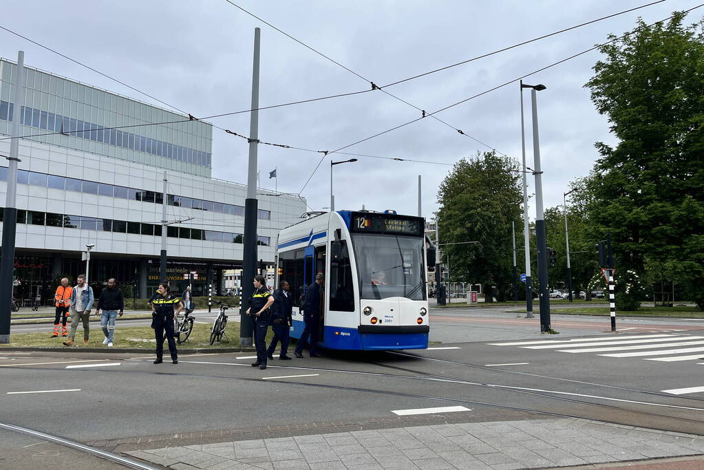 Tramverkeer ontregeld na ongeval