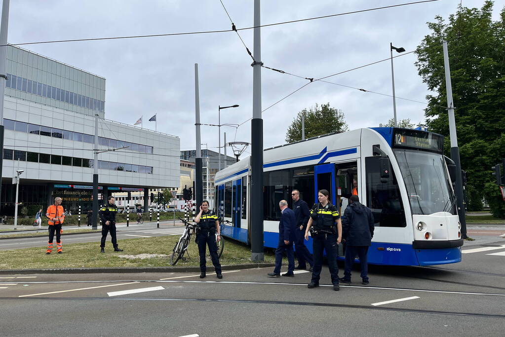 Tramverkeer ontregeld na ongeval