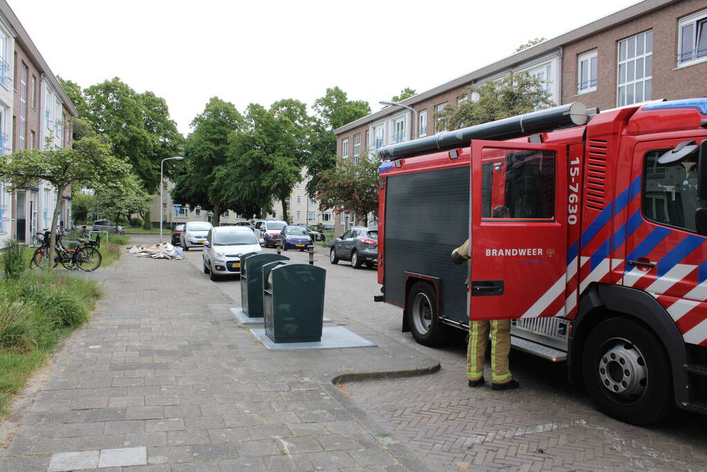 Brandweer ingezet voor gaslucht