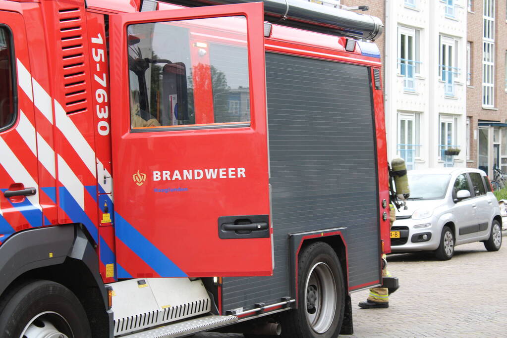 Brandweer ingezet voor gaslucht