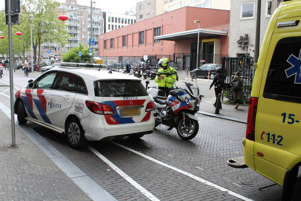 Scooterrijder gaat onderuit