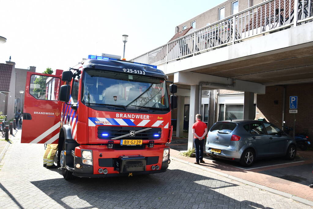 Brandweer ramt deur in voor pannetje met eitjes