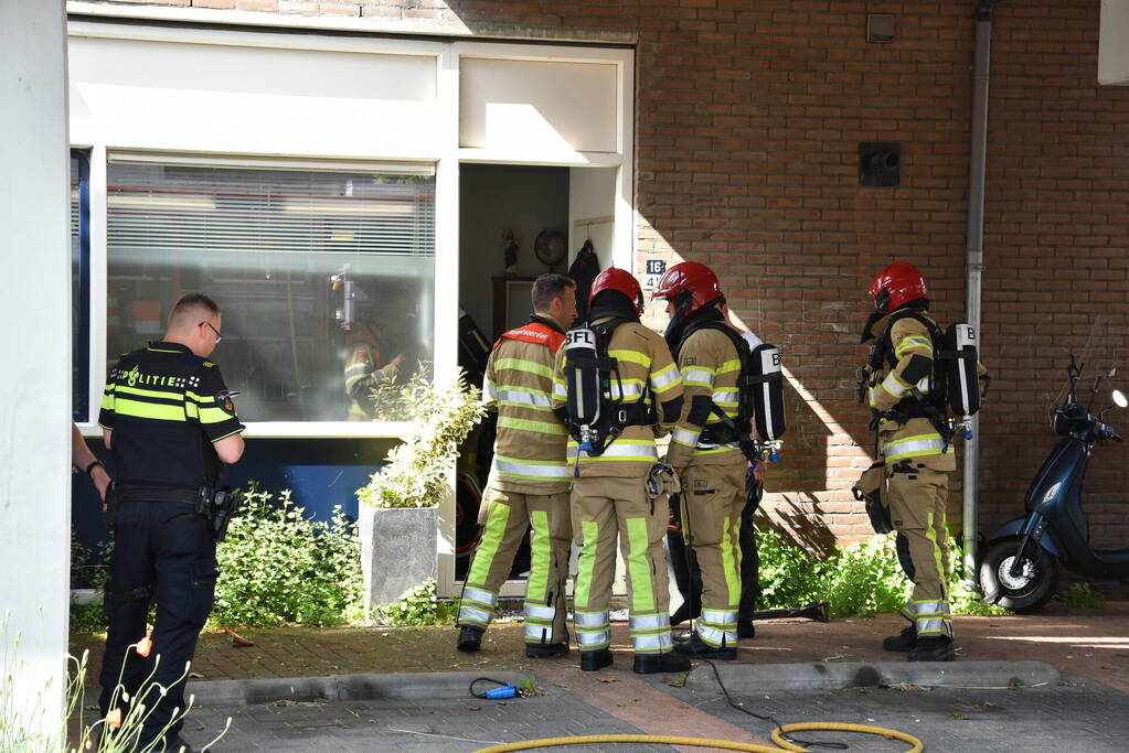 Brandweer ramt deur in voor pannetje met eitjes