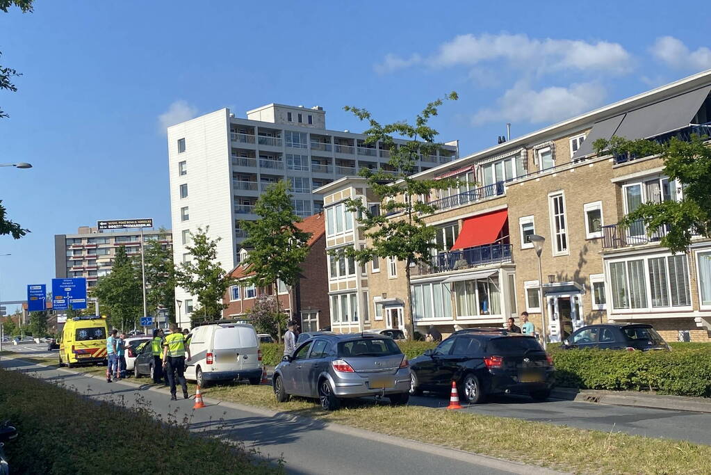 Meerdere personenauto's betrokken bij ongeval