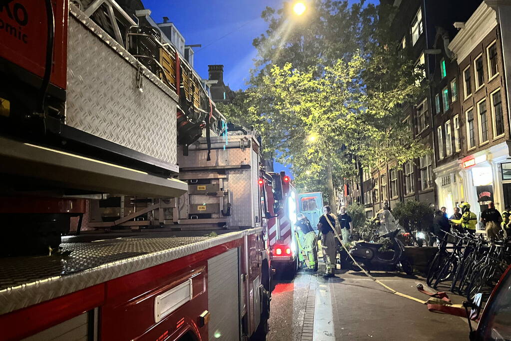 Brand in binnenplaats