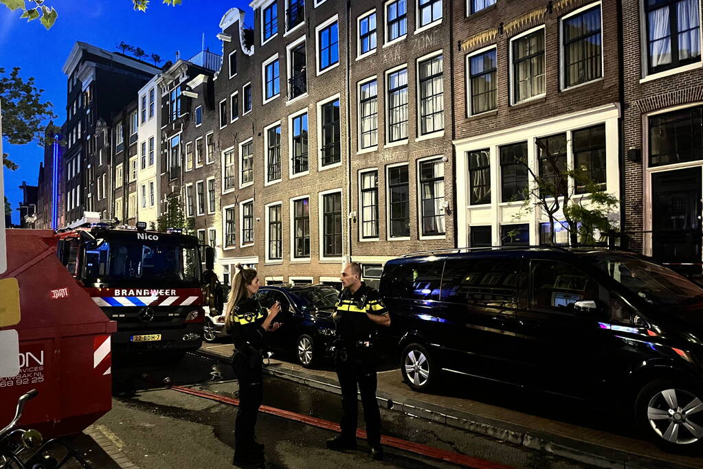 Brand in binnenplaats