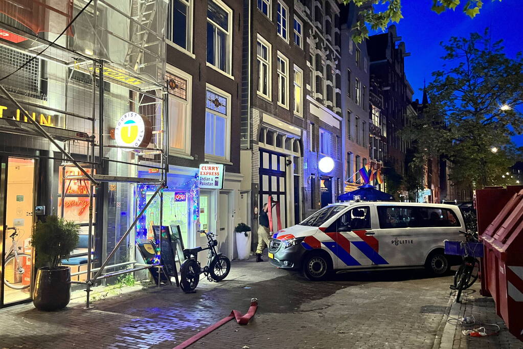 Brand in binnenplaats