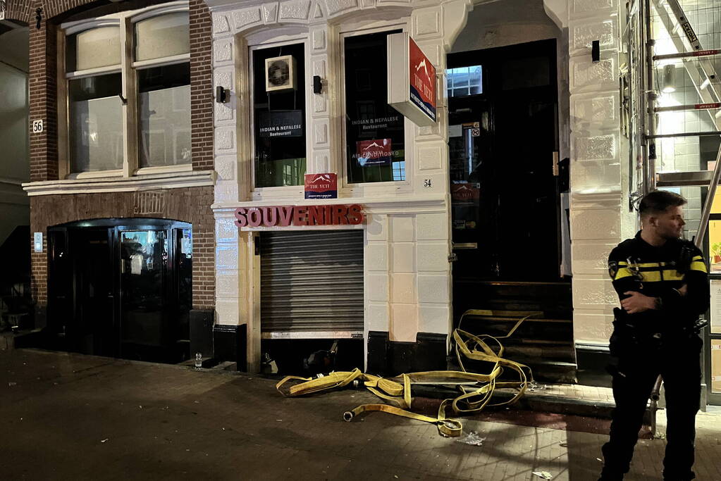 Brand in binnenplaats