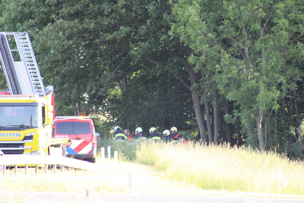 Ernstig ongeval op afrit van snelweg
