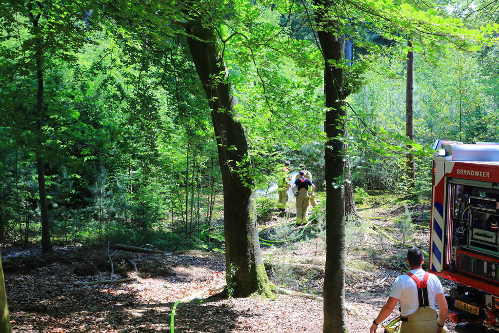 Flinke brand in natuurgebied Birkhoven