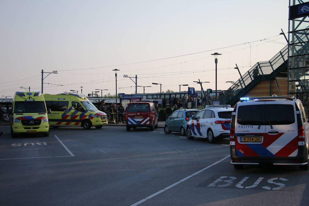Treinverkeer gestremd wegens medische noodsituatie, traumahelikopter ingezet