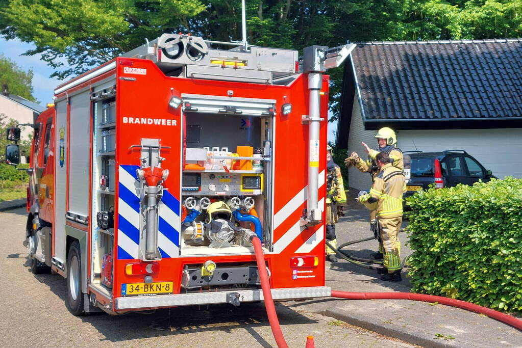 Kortsluiting in warmwaterboiler veroorzaakt brand