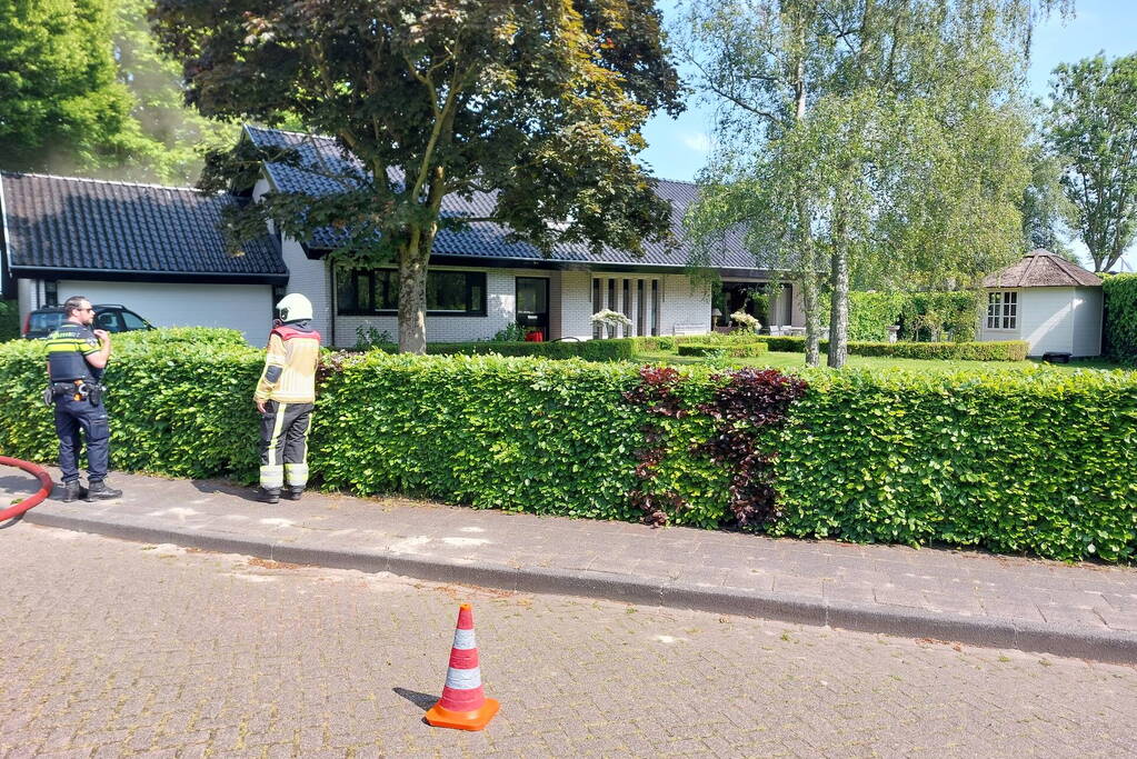 Kortsluiting in warmwaterboiler veroorzaakt brand