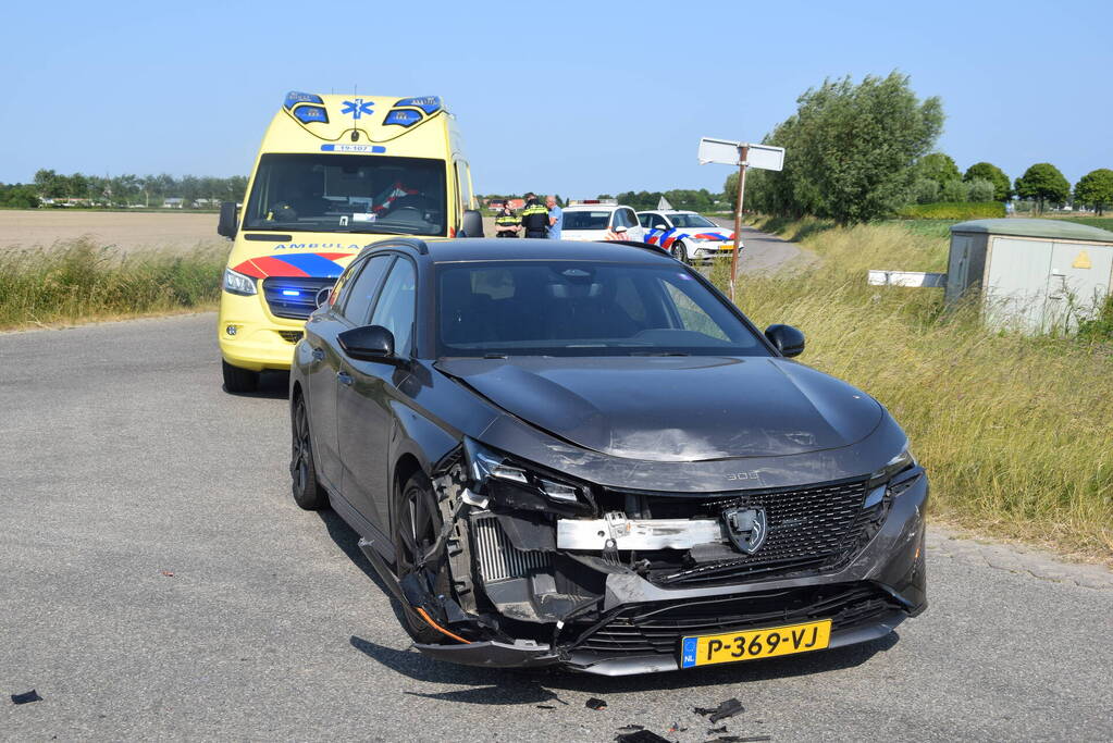 Gewonde bij frontale botsing