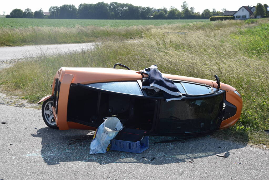 Gewonde bij frontale botsing