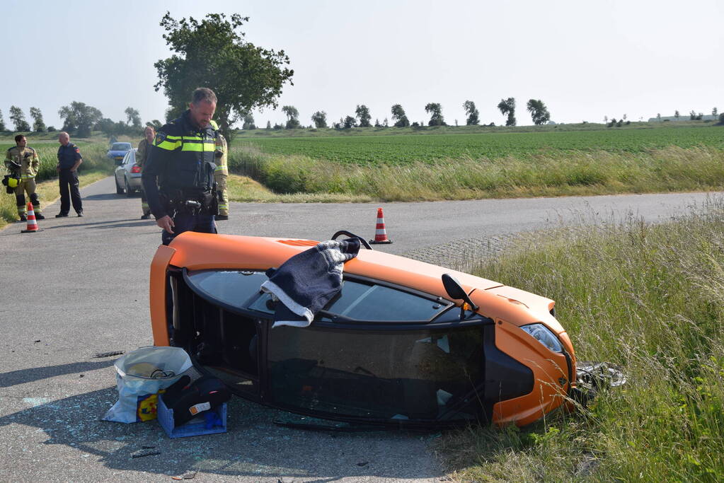 Gewonde bij frontale botsing