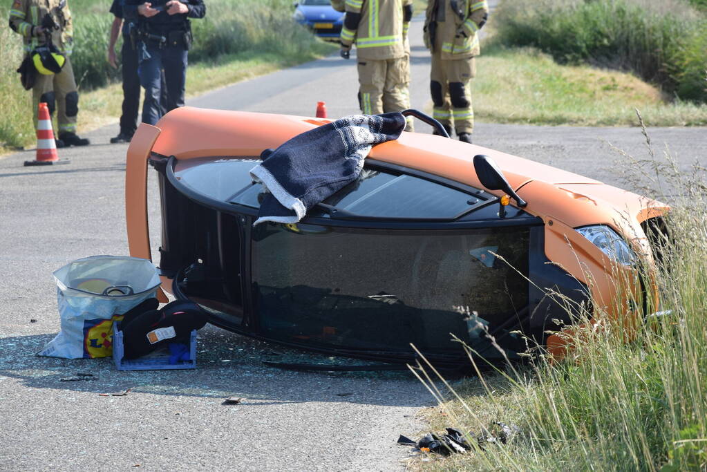 Gewonde bij frontale botsing