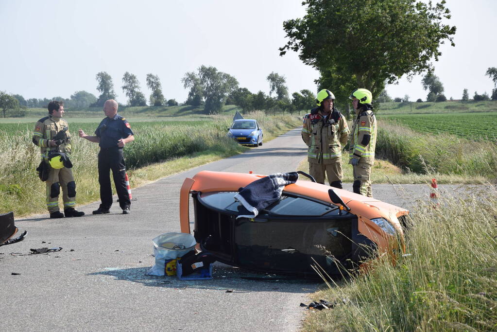 Gewonde bij frontale botsing