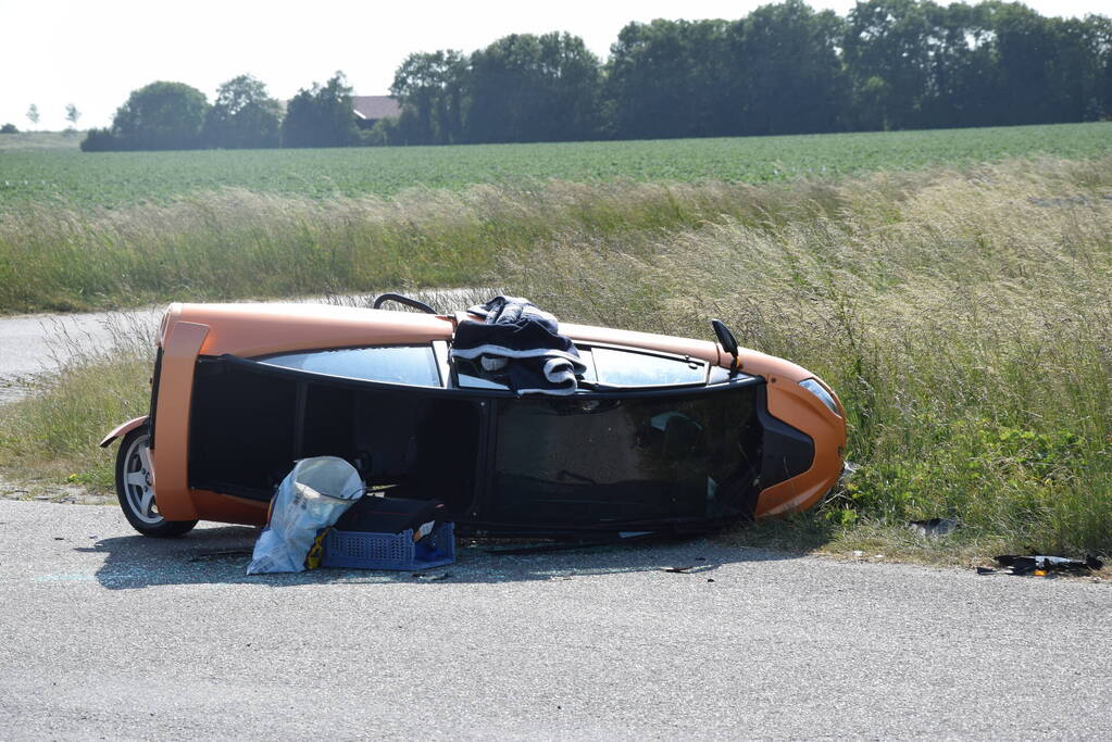 Gewonde bij frontale botsing