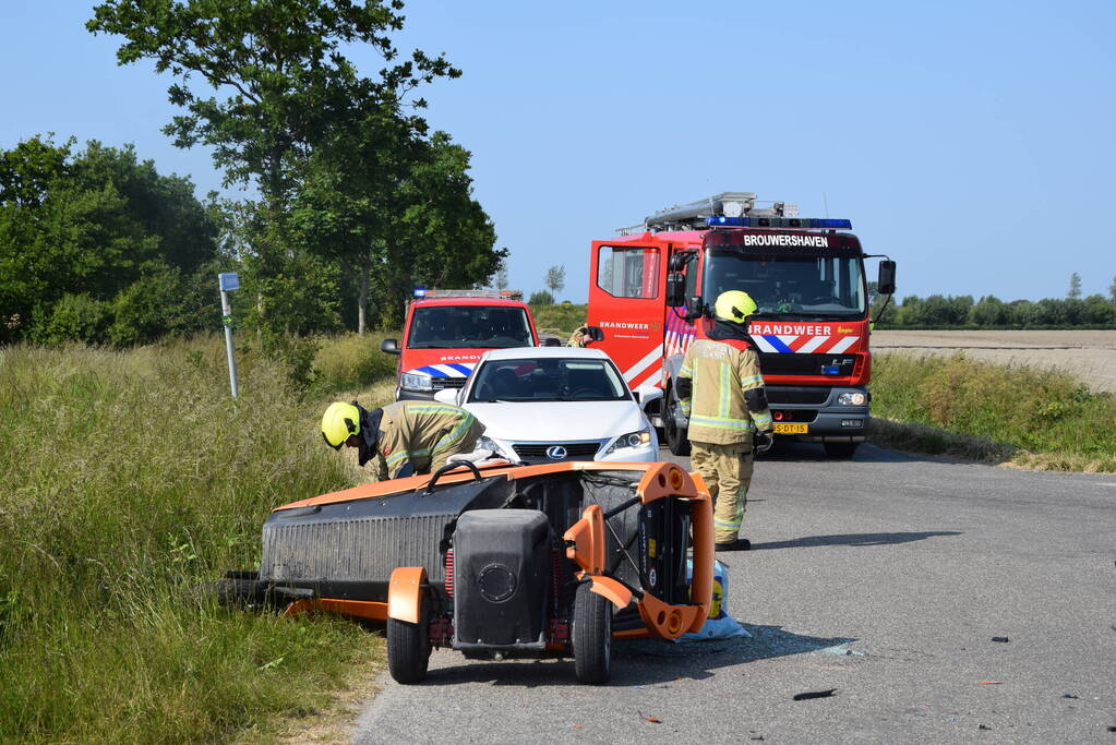 Gewonde bij frontale botsing