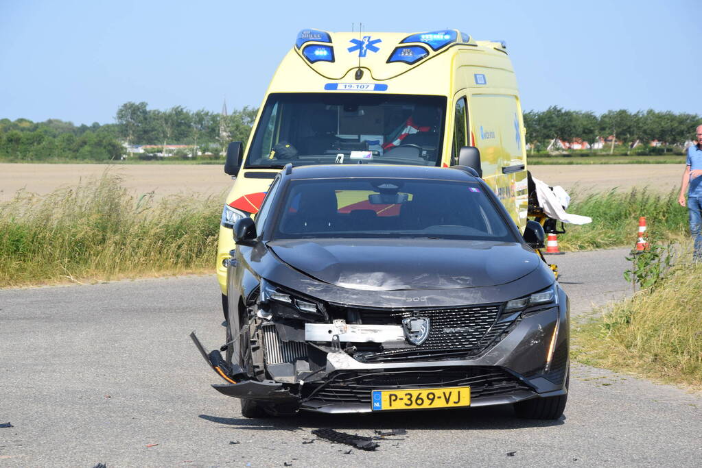 Gewonde bij frontale botsing