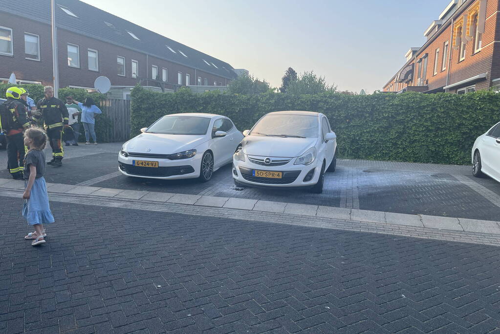 Schade aan voertuig na brand