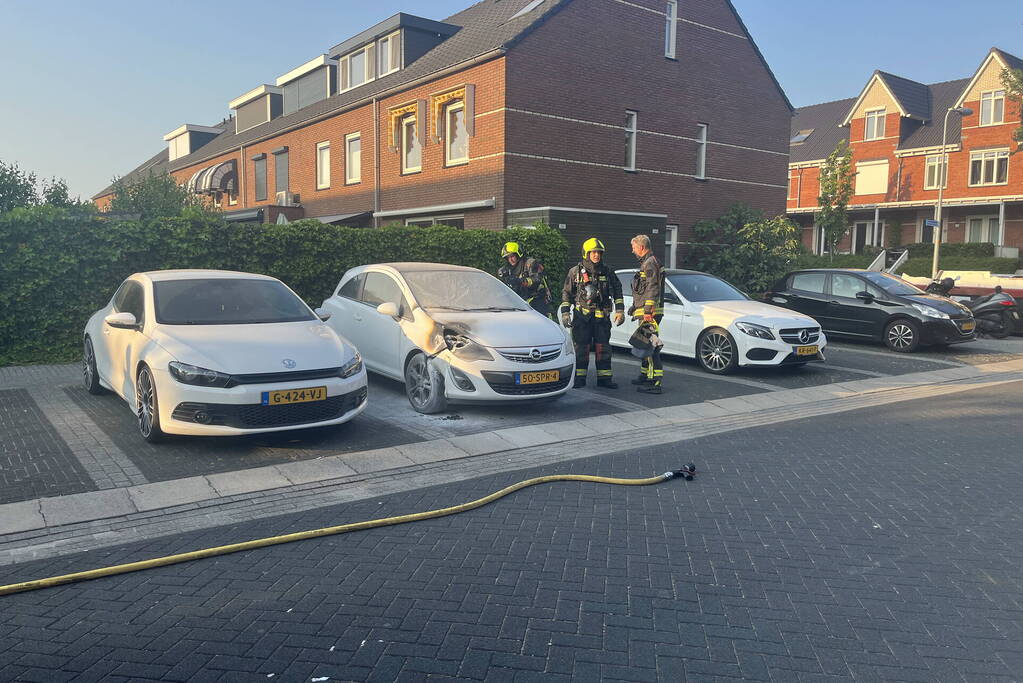 Schade aan voertuig na brand