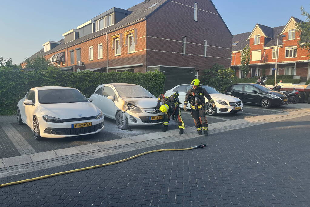 Schade aan voertuig na brand