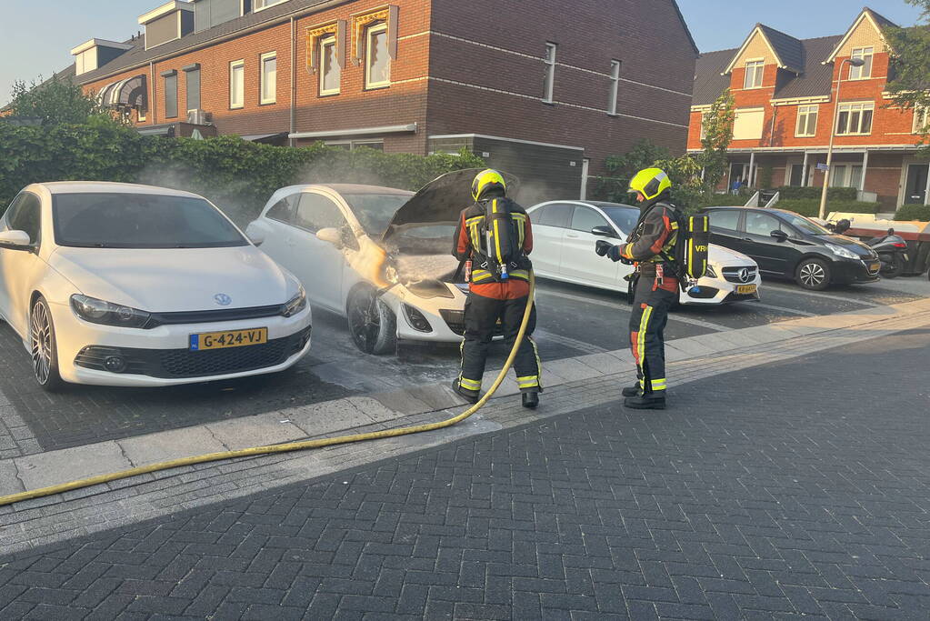 Schade aan voertuig na brand