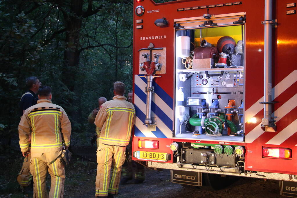 Beginnende bosbrand snel onder controle