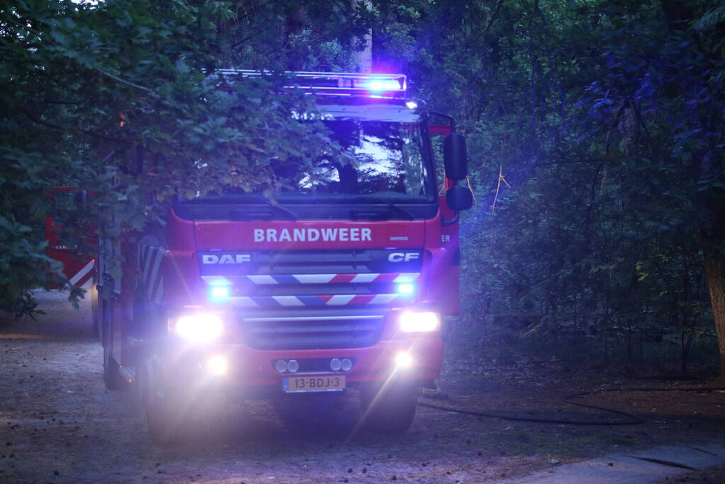 Beginnende bosbrand snel onder controle