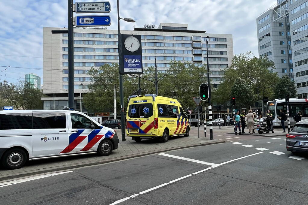 Scooterrijder aangereden door automobilist