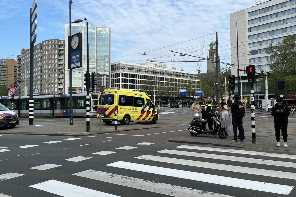 Scooterrijder aangereden door automobilist