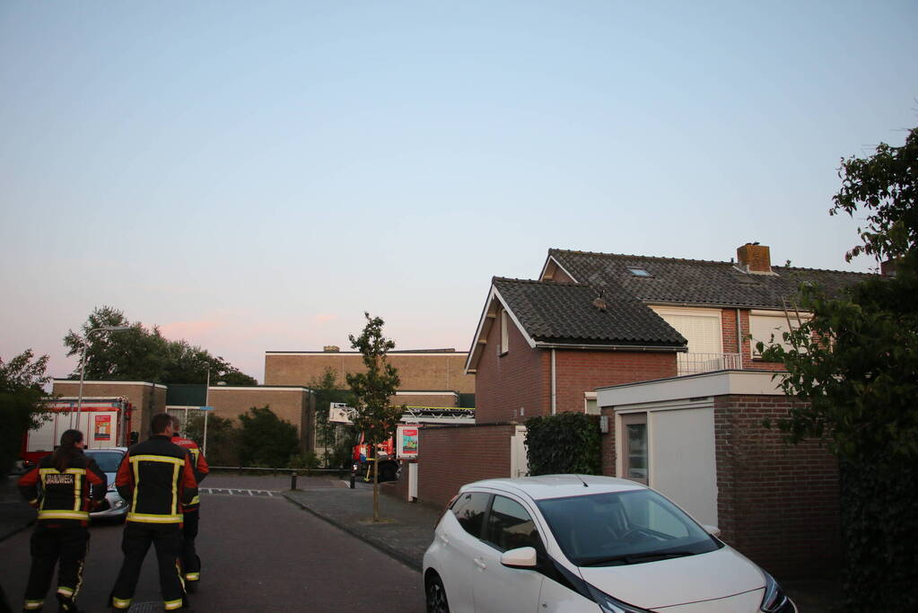 Brandweer ingezet voor gans op dak van schuur