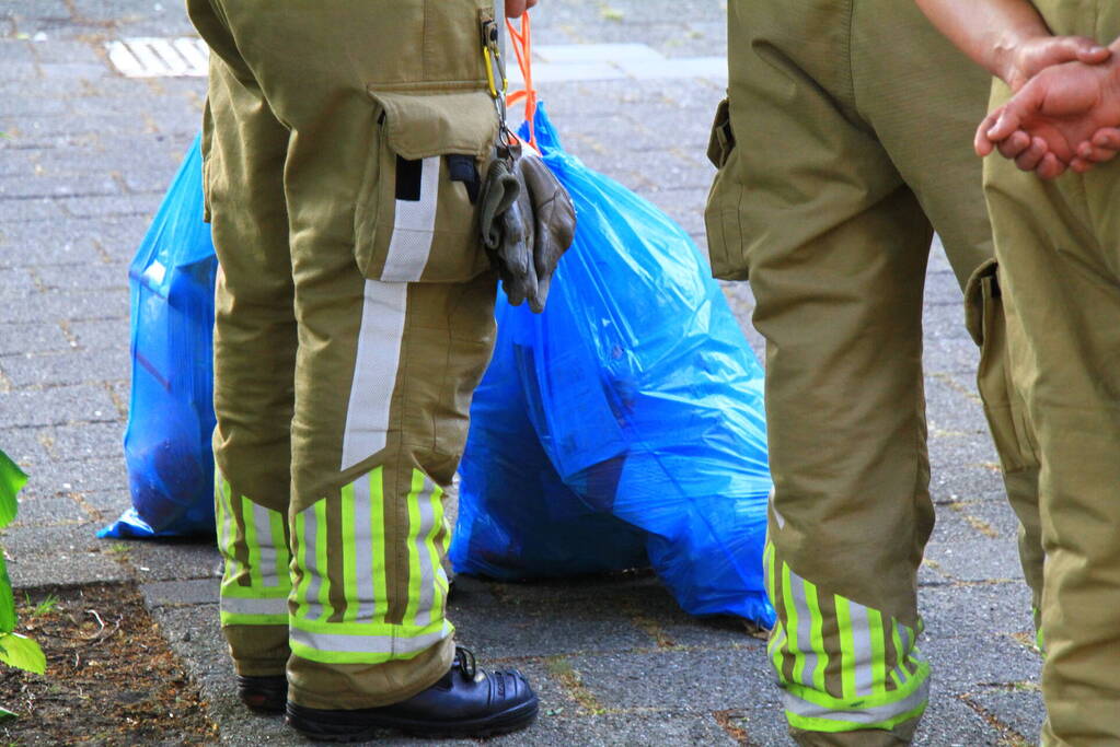 Ondergrondse container vat vlam