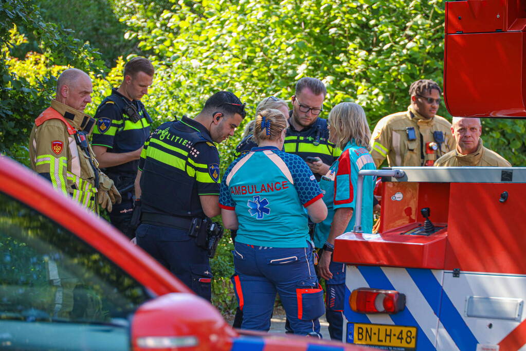 Gewonde bij brand in woning