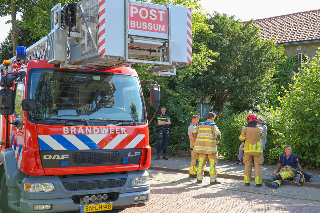 Gewonde bij brand in woning