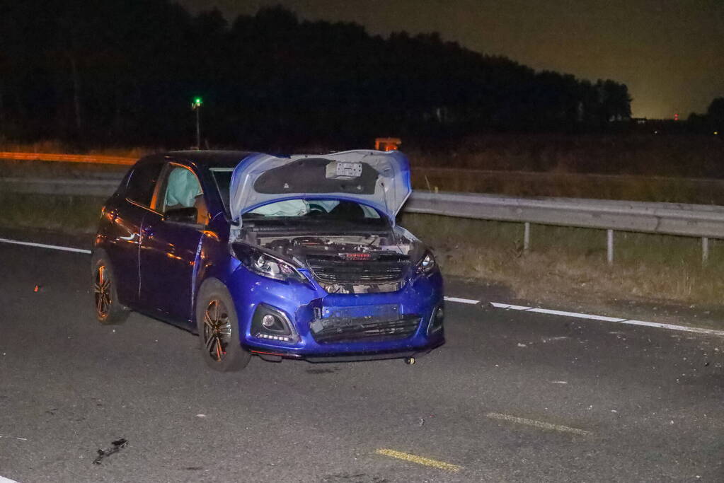 Meerdere voertuigen berokken bij aanrijding