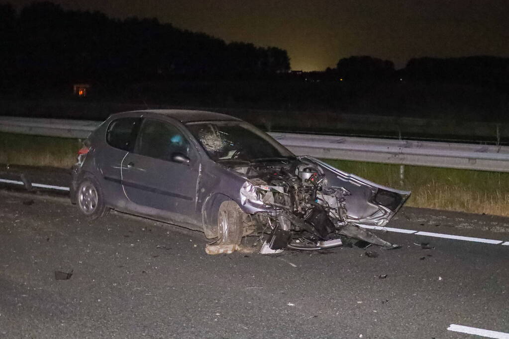 Meerdere voertuigen berokken bij aanrijding