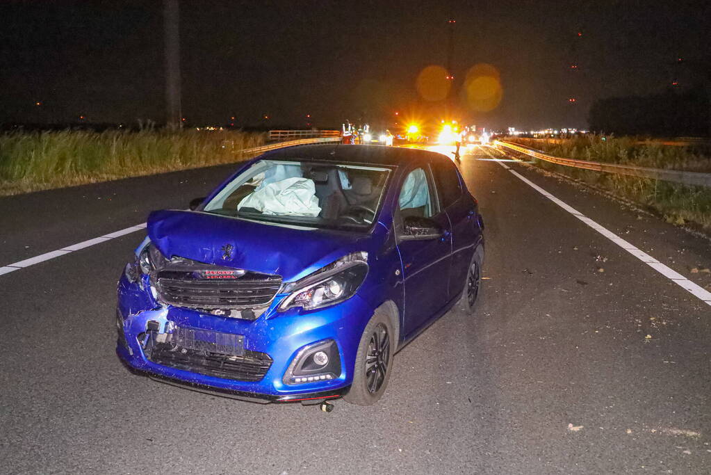 Meerdere voertuigen berokken bij aanrijding