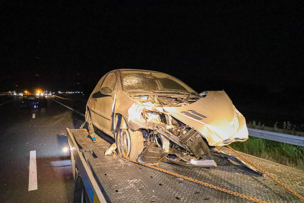 Meerdere voertuigen berokken bij aanrijding