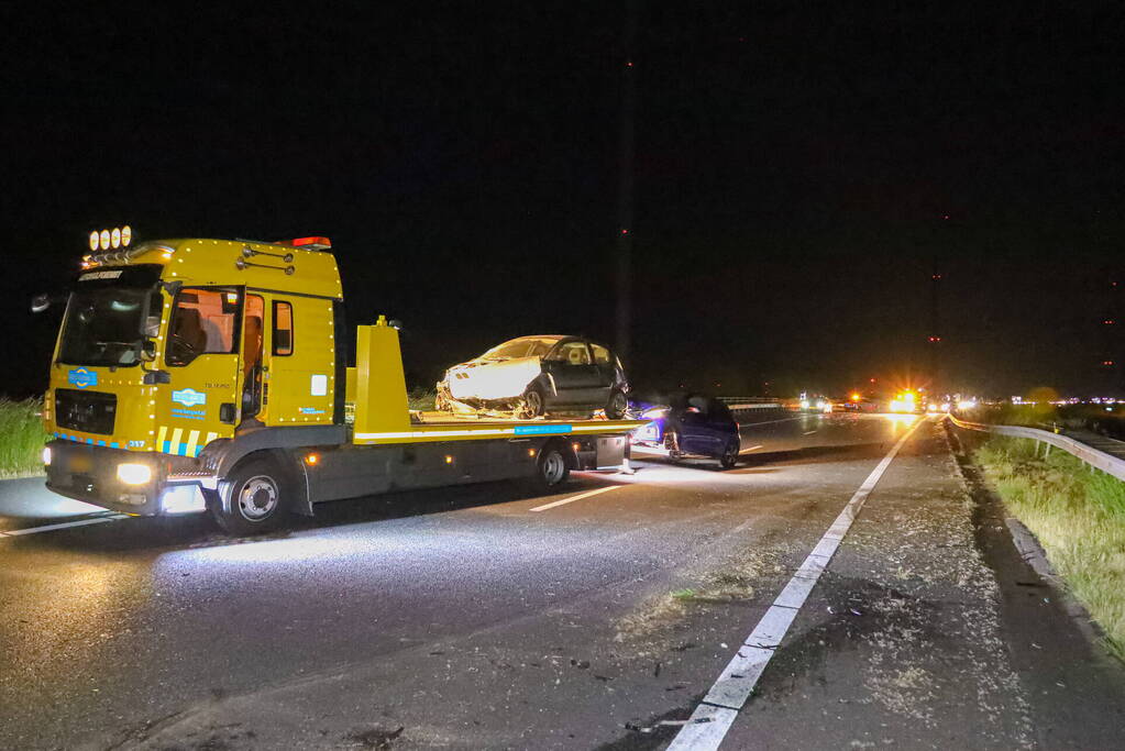 Meerdere voertuigen berokken bij aanrijding