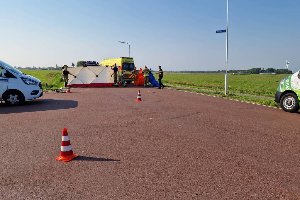 Fietser komt om het leven na aanrijding